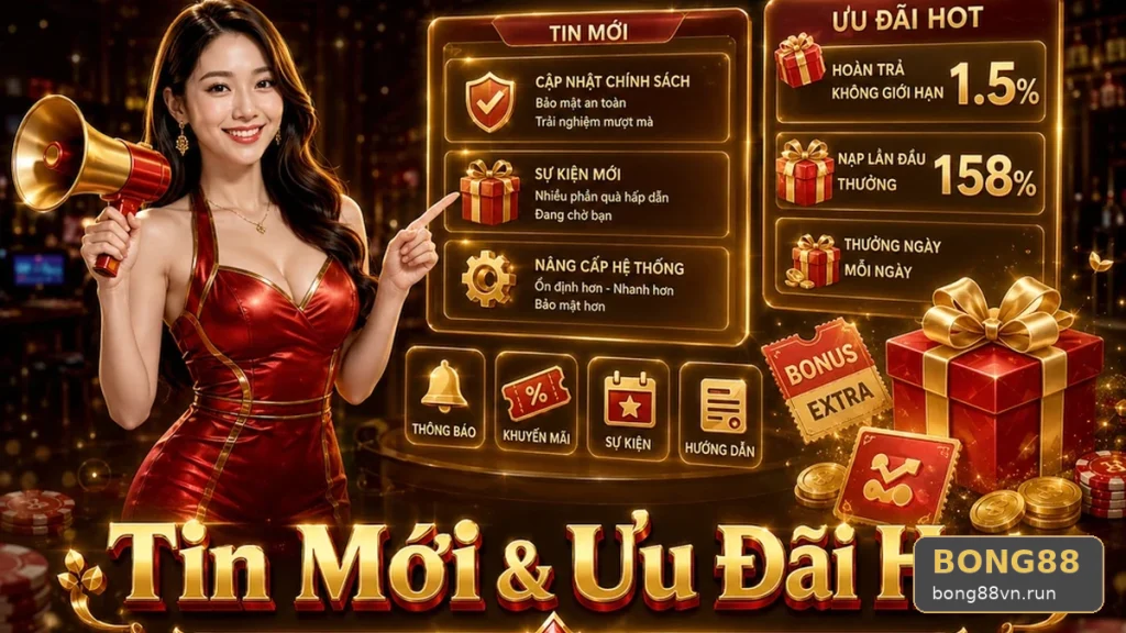 Khuyến Mãi BONG88 Tại bong88vn.run: Đọc Chi Tiết Giao Diện Tin Mới, Ưu Đãi Và Điều Kiện Khuyến Mãi – Nhận Diện Thông Báo Giả Mạo Qua Góc Kiểm Chứng Theo Tên Miền