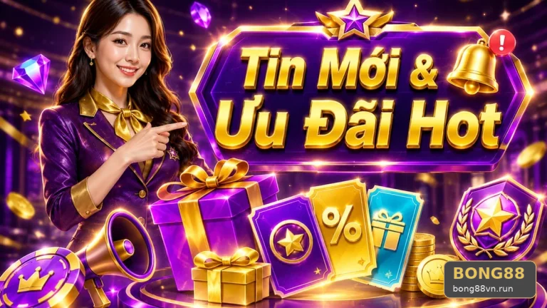 Cách rà soát tin mới khuyến mãi BONG88 để người chơi nắm rõ ưu đãi